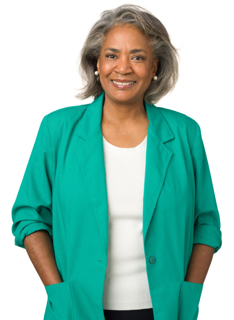 Happy Relaxed Mature Woman Portrait